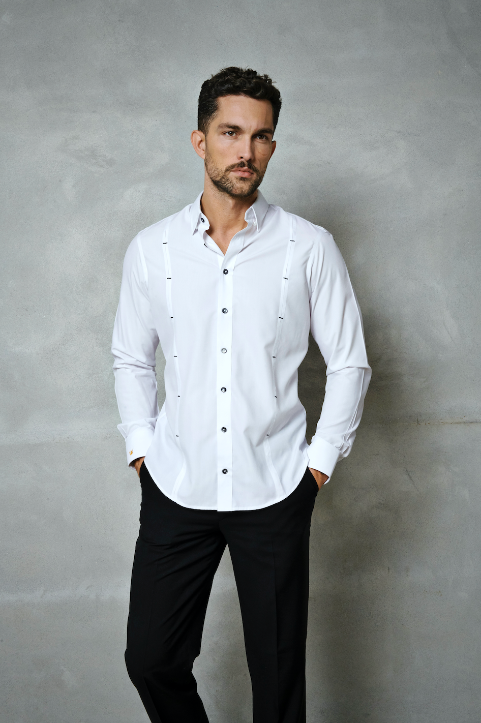 morfin matrix Frugtbar Ultra Lux Special - Hvid langærmet skjorte | Kings & Lions